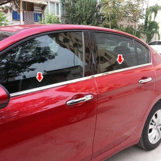 FİAT EGEA CAM ÇITASI KROMU 4 PARÇA 