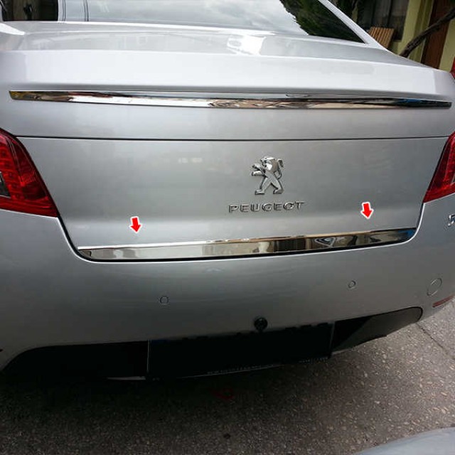 PEUGEOT 508 BAGAJ ALT ÇITASI KROMU PEUGEOT 508 BAGAJ ALT ÇITASI KROMU
