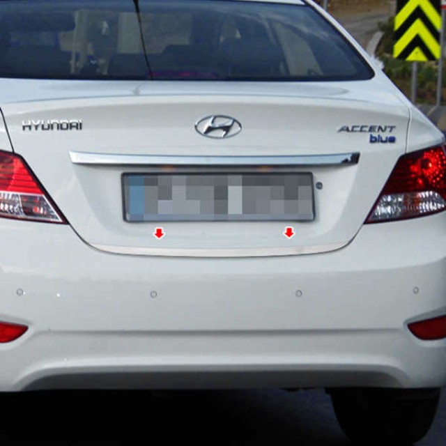 HYUNDAİ ACCENT BLUE BAGAJ ALT ÇITASI KROMU HYUNDAİ ACCENT BLUE BAGAJ ALT ÇITASI KROMU