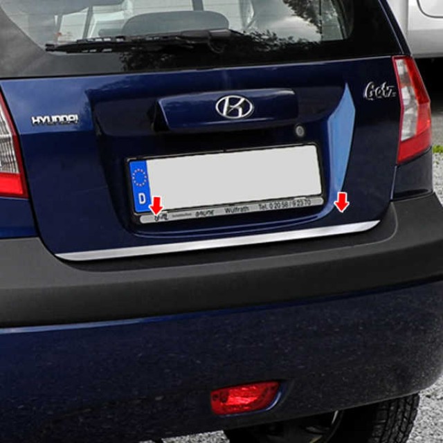 HYUNDAİ GETZ BAGAJ ALT ÇITASI KROMU HYUNDAİ GETZ BAGAJ ALT ÇITASI KROMU