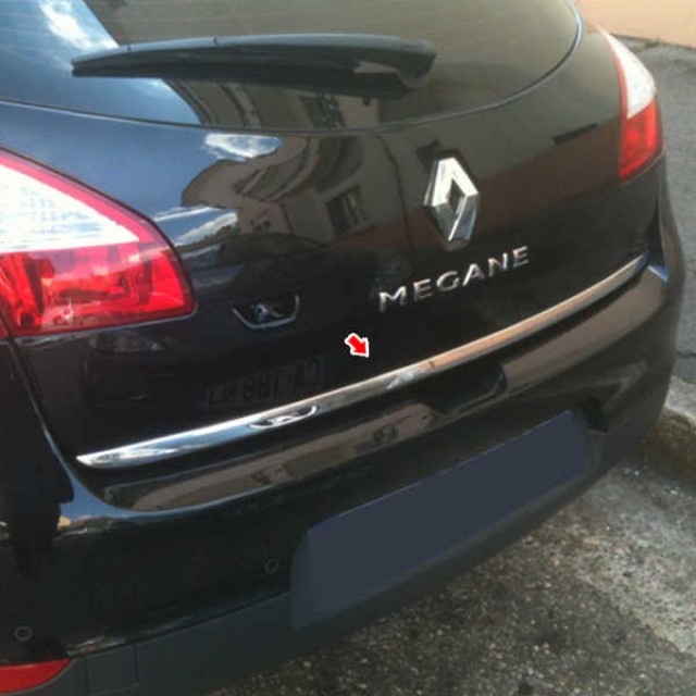 RENAULT MEGANE 3 KASA BAGAJ ALT ÇITASI KROMU RENAULT MEGANE 3 KASA BAGAJ ALT ÇITASI KROMU