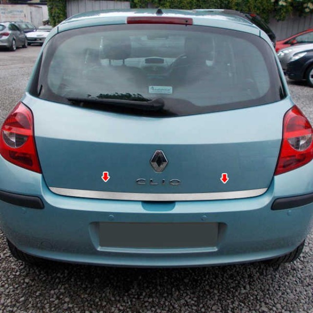 RENAULT CLİO 3 KASA BAGAJ ALT ÇITASI KROMU RENAULT CLİO 3 KASA BAGAJ ALT ÇITASI KROMU