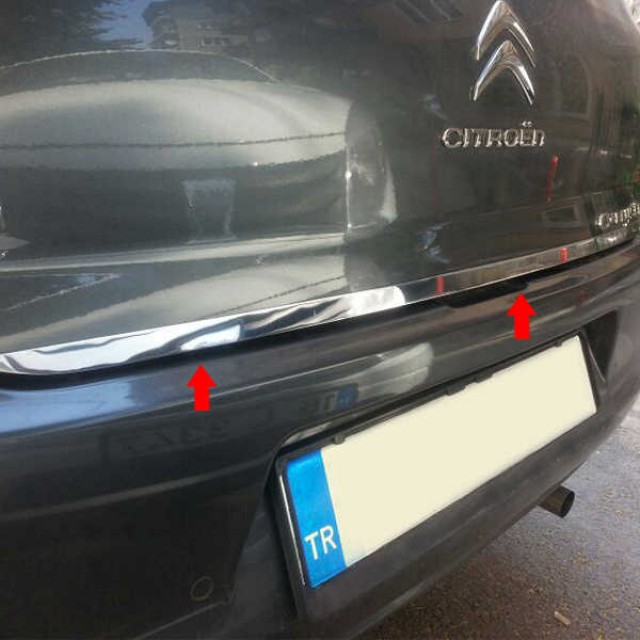 CİTROEN C-ELYSEE BAGAJ ALT ÇITASI KROMU CİTROEN C-ELYSEE BAGAJ ALT ÇITASI KROMU