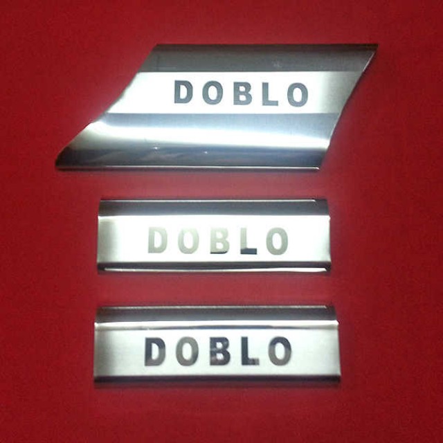 FİAT DOBLO 2010 SONRASI 3 PRÇ KAPI EŞİK NİKELAJI FİAT DOBLO 2010 SONRASI 3 PRÇ KAPI EŞİK NİKELAJI