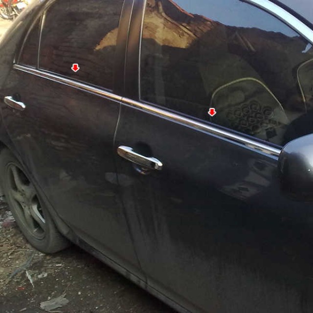 TOYOTA COROLLA 2007-2013 CAM ÇITASI KROMU 4 PARÇA TOYOTA COROLLA 2007-2013 CAM ÇITASI KROMU 4 PARÇA