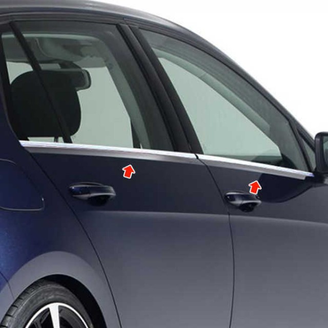 VW JETTA 2011 SONRASI CAM ÇITASI KROMU 4 PARÇA