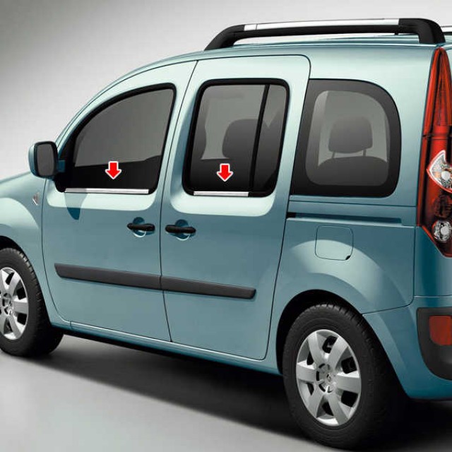 RENAULT KANGOO 2003-2009 CAM ÇITASI KROMU 4 PARÇA 