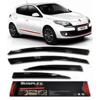 RENAULT MEGANE III ÖN-ARKA SPORT STYLE SUNPLEX CAM RÜZGARLIĞI 