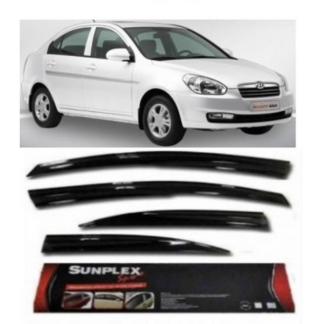 Hyundai Accent Era Ön-Arka Sport Stlye SUNPLEX Cam Rüzgarlığı 