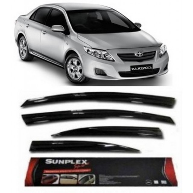 TOYOTA COROLLA 2007-2013 ÖN-ARKA SPORT STLYE SUNPLEX CAM RÜZGARLIĞI 