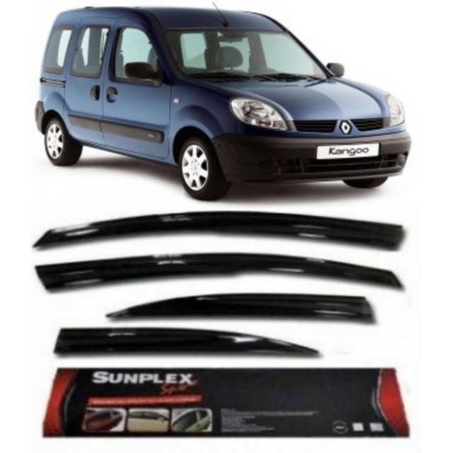 Renault Kango 1 2003-2007 Sport Style Mügen Tipi SUNPLEX Cam Rüzgarlığı 