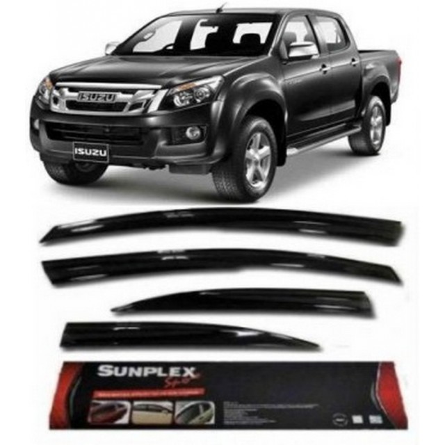 ISUZU D-max Pick-up Ön-Arka Komple Set Cam Rüzgarlığı Sunplex ISUZU D-max Pick-up Ön-Arka Komple Set Cam Rüzgarlığı Sunplex