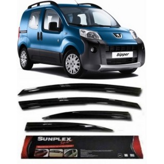 2 Li Peugeot Bipper Sport Style SUNPLEX Cam Rüzgarlığı