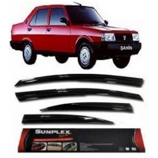 Tofaş Şahin Sport Style Yeni Tip Siyah-Kalın SUNPLEX Cam Rüzgarlığı 