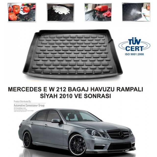 MERCEDES E W 212 BAGAJ HAVUZU RAMPALI SİYAH 2010 VE SONRASI MERCEDES E W 212 BAGAJ HAVUZU RAMPALI SİYAH 2010 VE SONRASI