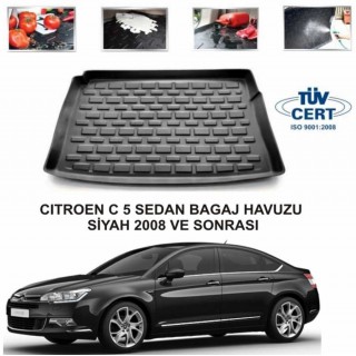 CITROEN C 5 SEDAN BAGAJ HAVUZU SİYAH 2008 VE SONRASI