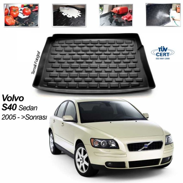 VOLVO S 40 BAGAJ HAVUZU SİYAH 2005-2012 VOLVO S 40 BAGAJ HAVUZU SİYAH 2005-2012