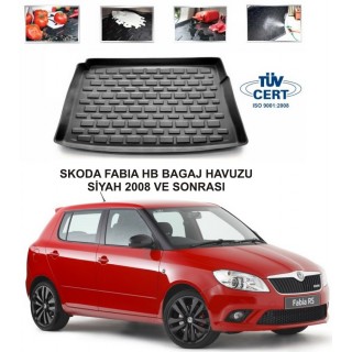 SKODA FABIA HB BAGAJ HAVUZU SİYAH 2008 VE SONRASI