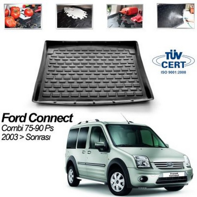 FORD CONNECT COMBI 75-90 BAGAJ HAVUZU SİYAH 2003 VE SONRASI FORD CONNECT COMBI 75-90 BAGAJ HAVUZU SİYAH 2003 VE SONRASI