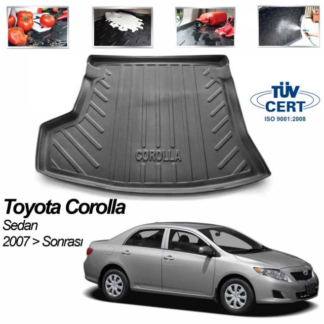 TOYOTA COROLLA SEDAN BAGAJ HAVUZU SİYAH 2007-2013 TOYOTA COROLLA SEDAN BAGAJ HAVUZU SİYAH 2007-2013