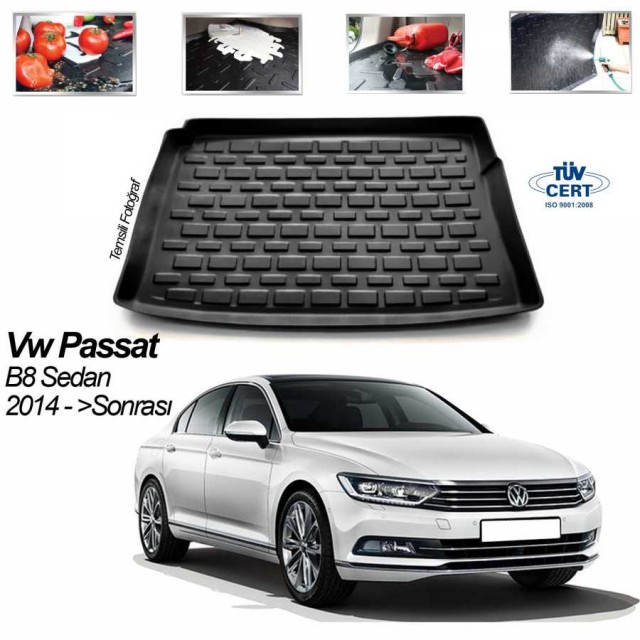 VOLKSWAGEN PASSAT B8 2015 VE SONRASI BAGAJ HAVUZU SİYAH VOLKSWAGEN PASSAT B8 2015 VE SONRASI BAGAJ HAVUZU SİYAH