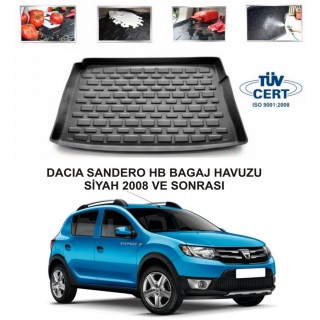 DACIA SANDERO HB BAGAJ HAVUZU SİYAH 2008 VE SONRASI
