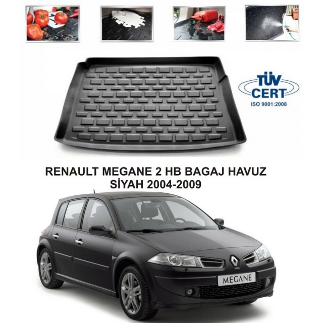 RENAULT MEGANE 2 HB BAGAJ HAVUZ SİYAH 2004-2009 RENAULT MEGANE 2 HB BAGAJ HAVUZ SİYAH 2004-2009
