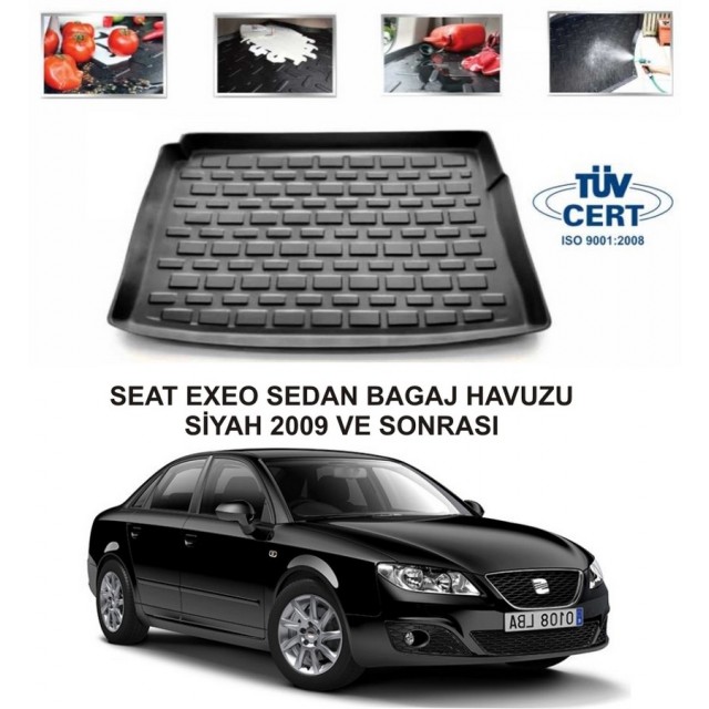 SEAT EXEO SEDAN BAGAJ HAVUZU SİYAH 2009 VE SONRASI SEAT EXEO SEDAN BAGAJ HAVUZU SİYAH 2009 VE SONRASI