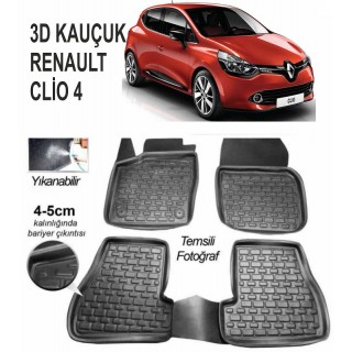 RENAULT CLIO 4 HB BAGAJ HAVUZU SİYAH 2012 VE SONRASI 
