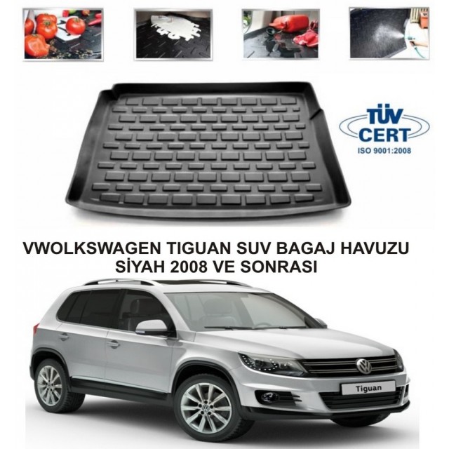 VOLKSWAGEN TIGUAN SUV BAGAJ HAVUZU SİYAH 2008 - 2016 VOLKSWAGEN TIGUAN SUV BAGAJ HAVUZU SİYAH 2008 - 2016