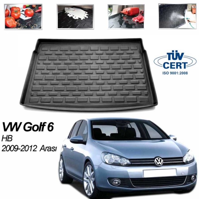 VOLKSWAGEN GOLF 6 HB BAGAJ HAVUZU SİYAH 2009-2014 VOLKSWAGEN GOLF 6 HB BAGAJ HAVUZU SİYAH 2009-2014