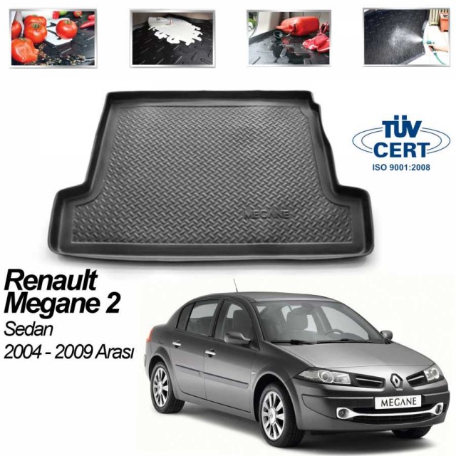 RENAULT MEGANE 2 SEDAN BAGAJ HAVUZU SİYAH 2004-2009
