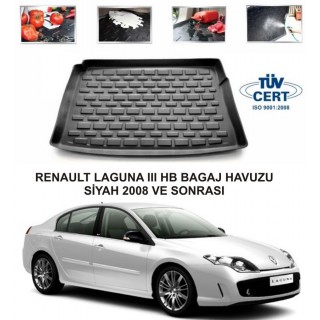 RENAULT LAGUNA 3 HB BAGAJ HAVUZU SİYAH 2008 VE SONRASI