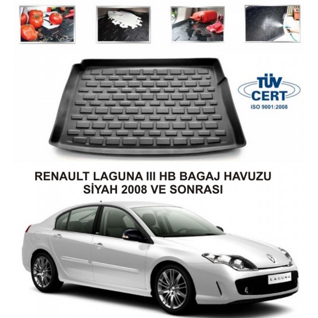 RENAULT LAGUNA 3 HB BAGAJ HAVUZU SİYAH 2008 VE SONRASI RENAULT LAGUNA 3 HB BAGAJ HAVUZU SİYAH 2008 VE SONRASI
